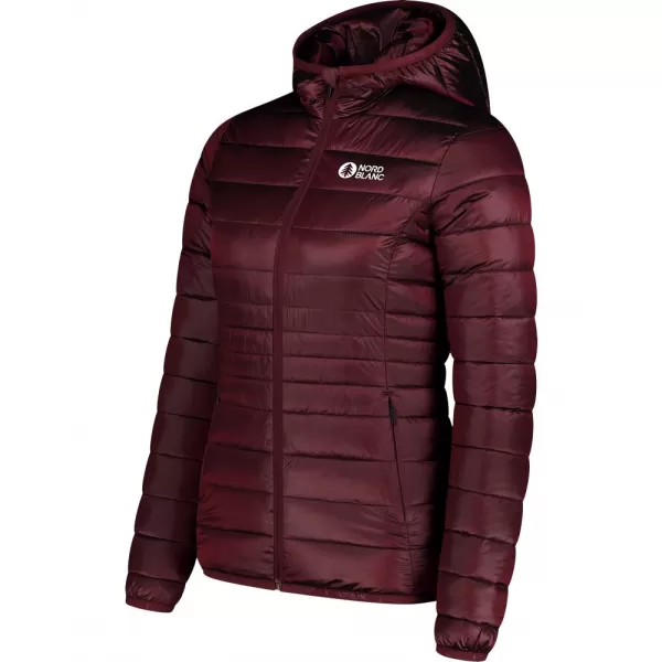 Dámská prošívaná bunda NORDBLANC SPARKLE NBWJL7947 VÍNOVÁ 