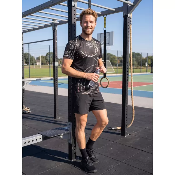  Pánské triko premium ALTISPORT VOJ/ALM003TR01 ČERNOHNĚDÁ 