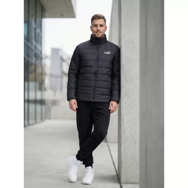  Pánská bunda PUMA ESS+ PADDED JACKET 849349-01 BLACK 