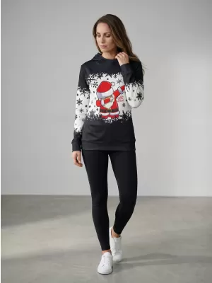 Dámská mikina premium ALTISPORT VOJ/ALWVN2MI01 ČERNÁ