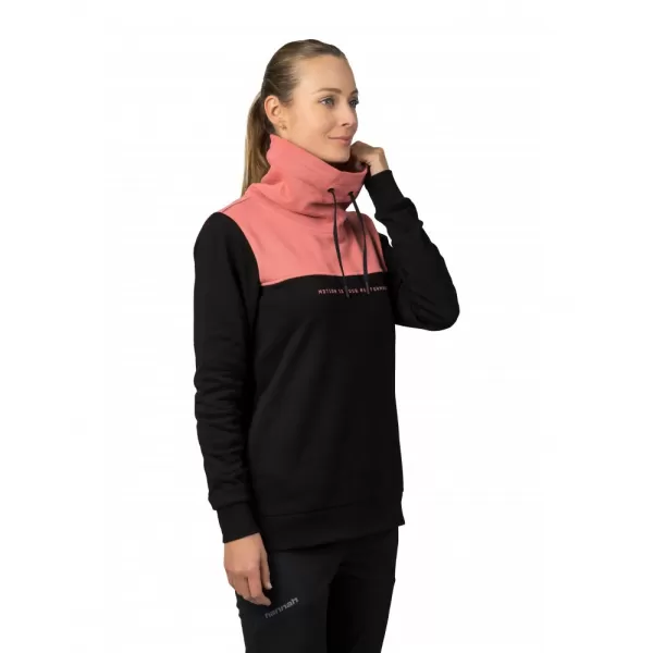  Dámská mikina HANNAH SIBELE ANTHRACITE/FADED ROSE 