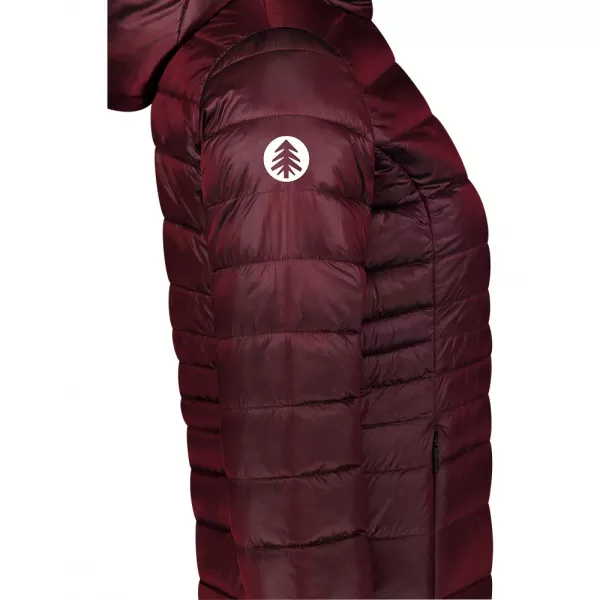 Dámská prošívaná bunda NORDBLANC SPARKLE NBWJL7947 VÍNOVÁ 