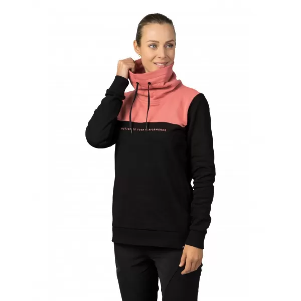  Dámská mikina HANNAH SIBELE ANTHRACITE/FADED ROSE 