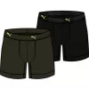 Pánské boxerky PUMA SPORT COTTON BOXER 2P 935521-06 BROWN