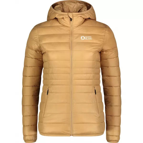  Dámská prošívaná bunda NORDBLANC SPARKLE NBWJL7947 BÉŽOVÁ 