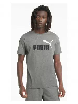 Pánské triko PUMA ESS+ 2 COL LOGO TEE 586759-03 GRAY