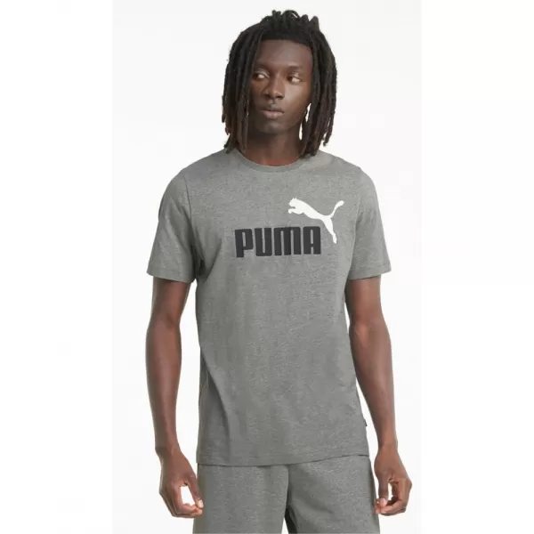  Pánské triko PUMA ESS+ 2 COL LOGO TEE 586759-03 GRAY 