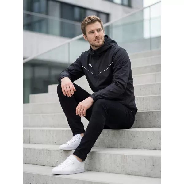  Pánská bunda PUMA TEAMRISE ALL WEATHER JACKET 657396-03 BLACK 
