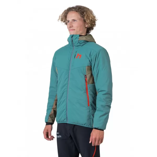  Pánská bunda HANNAH KECHU HOODY OIL BLUE/BURNT OLIVE 