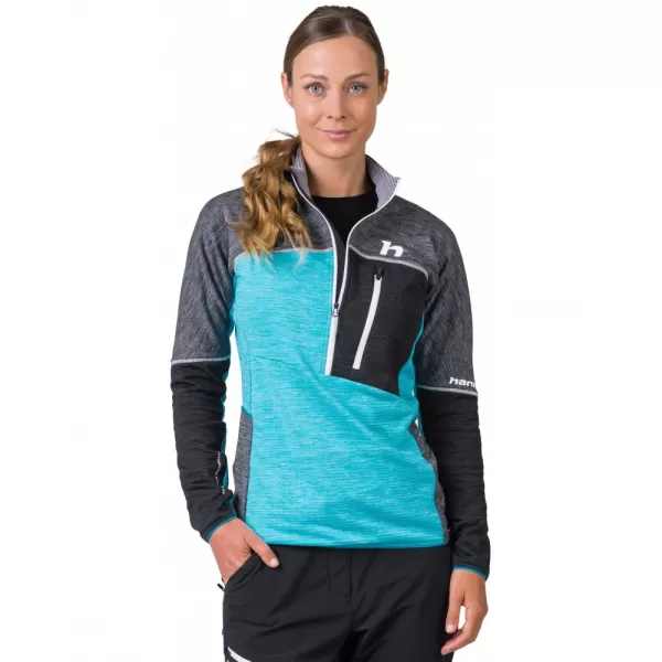  Dámská mikina HANNAH MEDA HZ LIGHT GRAY/ANTHRACITE MEL 