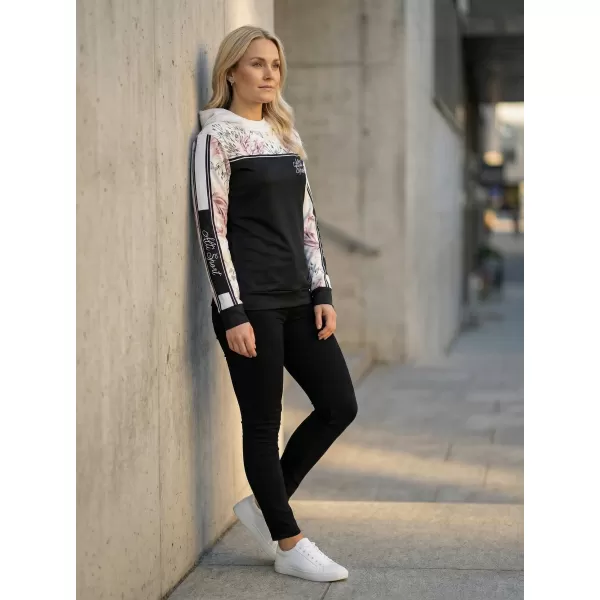  Dámská mikina premium ALTISPORT VOJ/ALW008MI01 ČERNÁ 