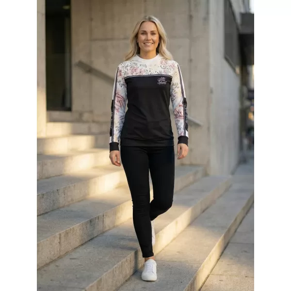  Dámská mikina premium ALTISPORT VOJ/ALW008MI01 ČERNÁ 