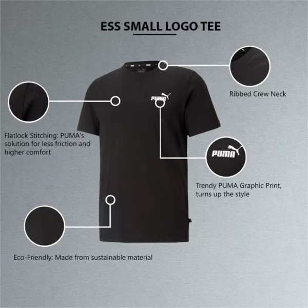  Pánské triko PUMA ESS SMALL LOGO TEE 586668-01 BLACK 