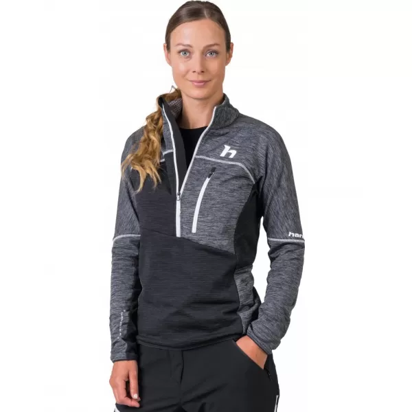  Dámská mikina HANNAH MEDA HZ LIGHT GRAY MEL (WHITE) 