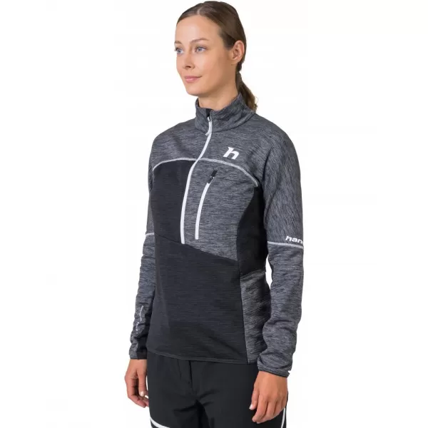  Dámská mikina HANNAH MEDA HZ LIGHT GRAY MEL (WHITE) 