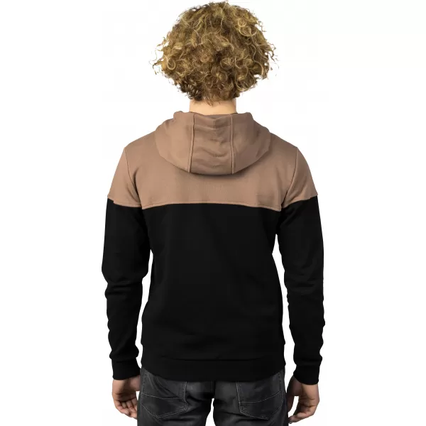  Pánská mikina HANNAH FEZCO HOODY ANTHRACITE/COCA MOCHA 