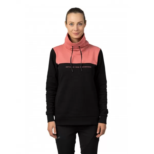  Dámská mikina HANNAH SIBELE ANTHRACITE/FADED ROSE 