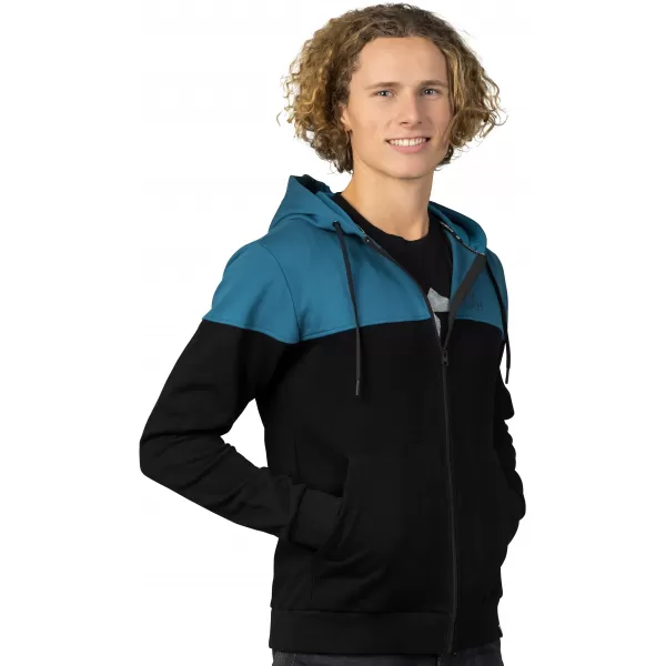  Pánská mikina HANNAH FEZCO HOODY ANTHRACITE/DARK DENIM 