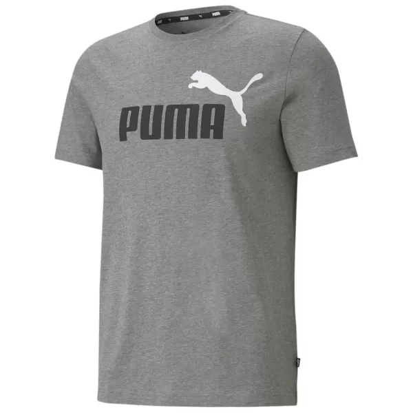  Pánské triko PUMA ESS+ 2 COL LOGO TEE 586759-03 GRAY 