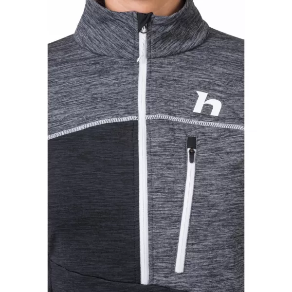  Dámská mikina HANNAH MEDA HZ LIGHT GRAY MEL (WHITE) 