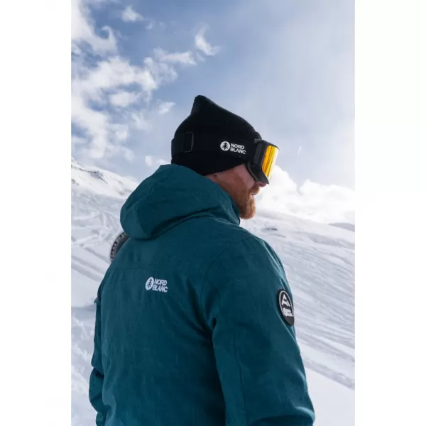  Pánská lyžařská bunda NORDBLANC OFFHAND NBWJM7927 ZELENÁ 