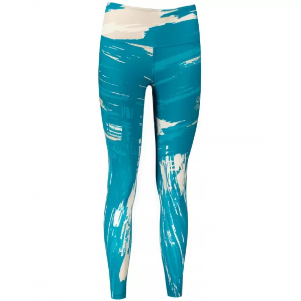  Dámské dlouhé legíny premium ALTISPORT VOJ/ALW010LEG01 PETROLEJOVÁ/HNĚDÁ 