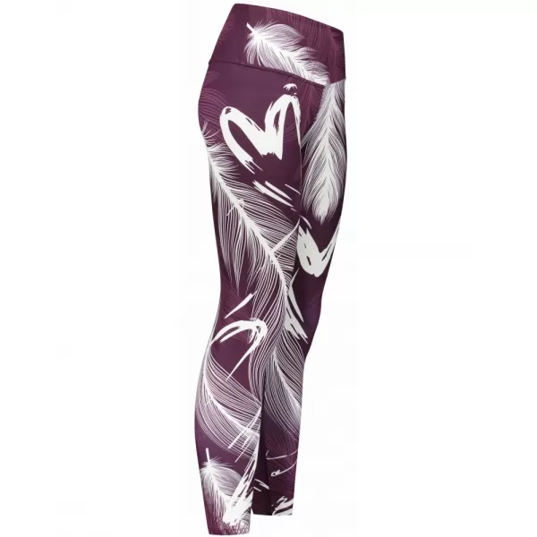  Dámské dlouhé legíny premium ALTISPORT VOJ/ALW001LEG01 FIALOVÁ/BÍLÁ 