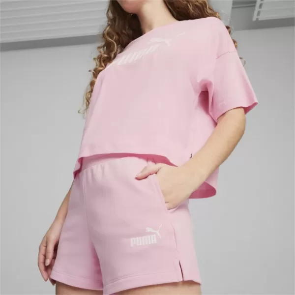  Dámské šortky PUMA ESS 4 SWEAT SHORTS 586825-30 PINK 