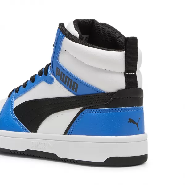 Dětské boty PUMA REBOUND V6 MID JR 393831-06 WHITE 