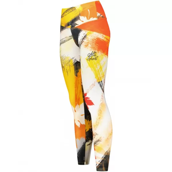  Dámské dlouhé legíny premium ALTISPORT VOJ/ALW019LEG01 ORANŽOVÁ 