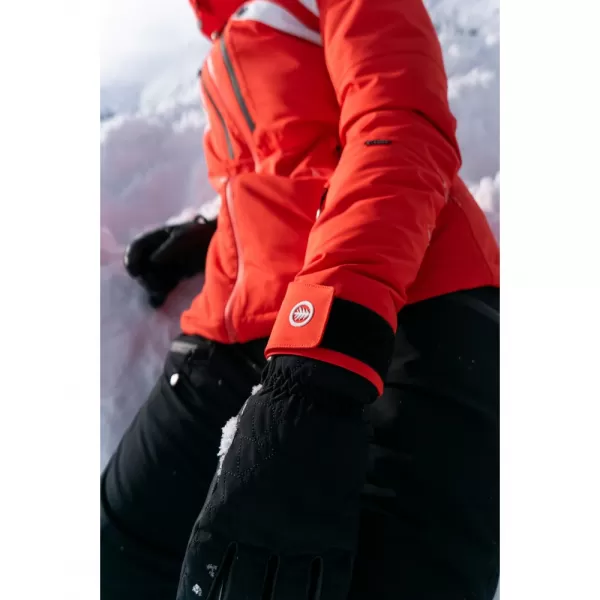  Dámská lyžařská bunda NORDBLANC CREVASSE NBWJL7932 ORANŽOVÝ INKOUST 