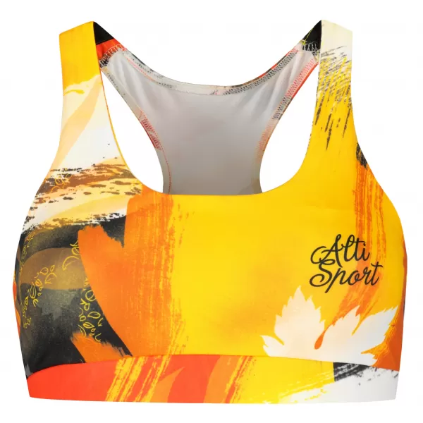  Dámská sportovní podprsenka premium ALTISPORT VOJ/ALW019POD01 ORANŽOVÁ 