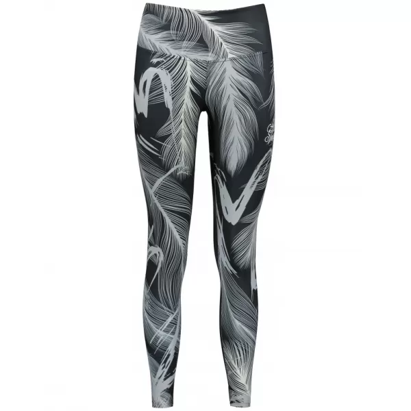  Dámské dlouhé legíny premium ALTISPORT VOJ/ALW001LEG01 ČERNÁ/ŠEDÁ 