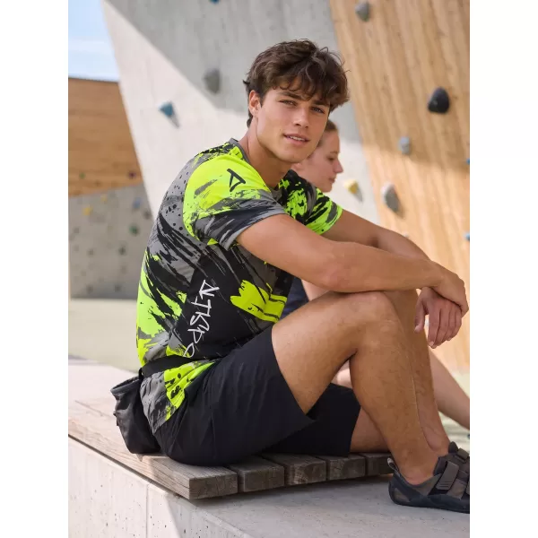  Pánské funkční triko premium ALTISPORT VOJ/ALM014TR01 ČERNOZELENÁ 