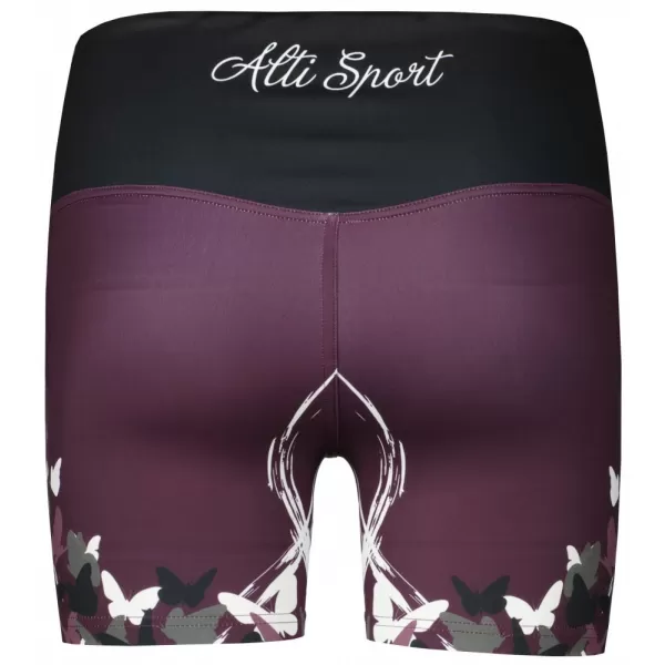  Dámské krátké legíny premium ALTISPORT VOJ/ALW022LEG03 FIALOVÁ 