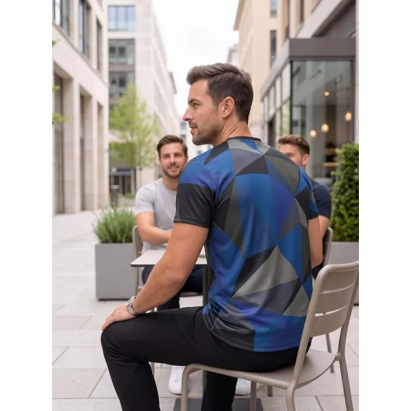  Pánské funkční triko premium plus ALTISPORT VOJ/ALM007TR02 TMAVĚ MODRÁ 