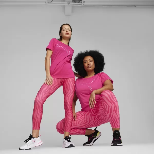  Dámské triko PUMA TRAIN FAV JERSEY CAT TEE 522420-48 PINK 