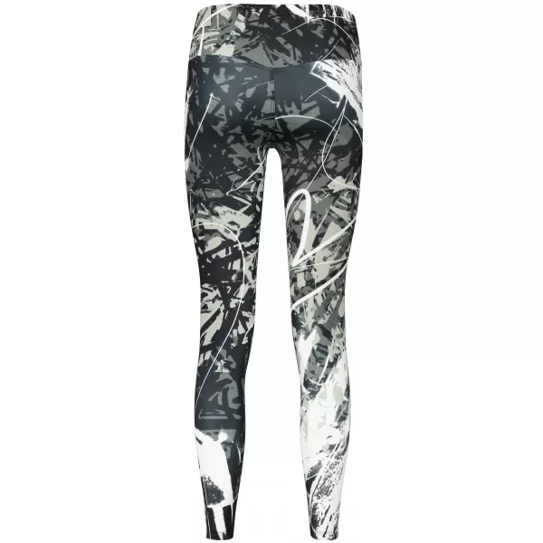  Dámské dlouhé legíny premium ALTISPORT VOJ/ALW018LEG01 ČERNOBÍLÁ 