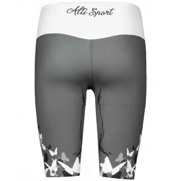  Dámské legíny nad kolena premium ALTISPORT VOJ/ALW022LEG02 ŠEDÁ 