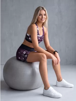 Dámské krátké legíny premium ALTISPORT VOJ/ALW022LEG03 FIALOVÁ