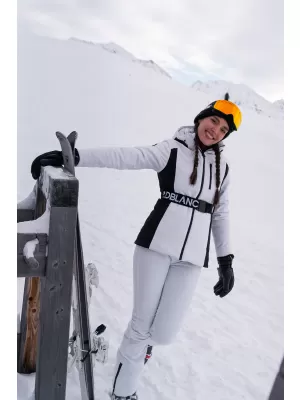Dámské softshellové kalhoty NORDBLANC PROFOUND NBWP7940 BÍLÁ