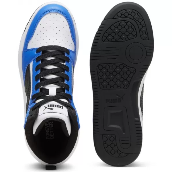  Dětské boty PUMA REBOUND V6 MID JR 393831-06 WHITE 