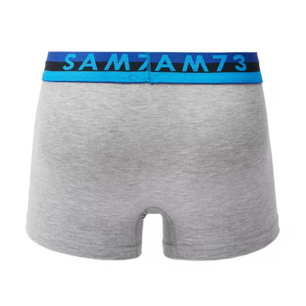  Pánské boxerky SAM 73 HIDDENIT MU 100 ČERNÁ/ŠEDÁ 