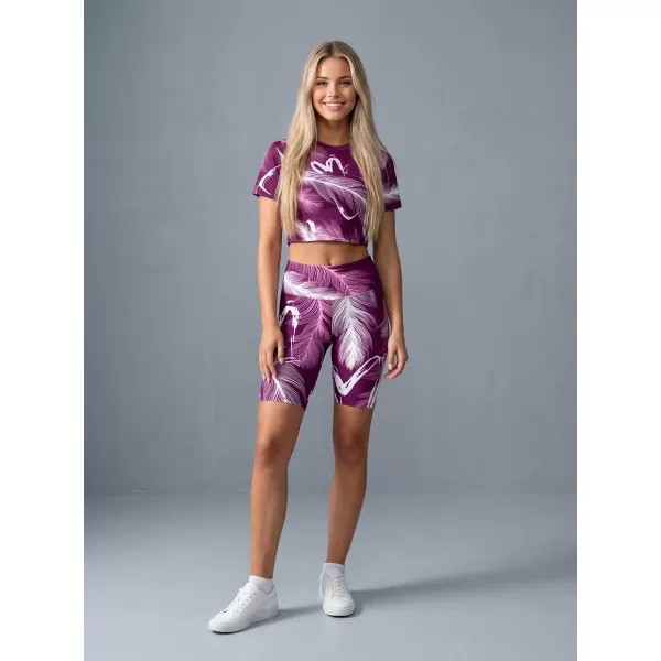  Dámské legíny nad kolena premium ALTISPORT VOJ/ALW001LEG02 FUCHSIOVÁ 