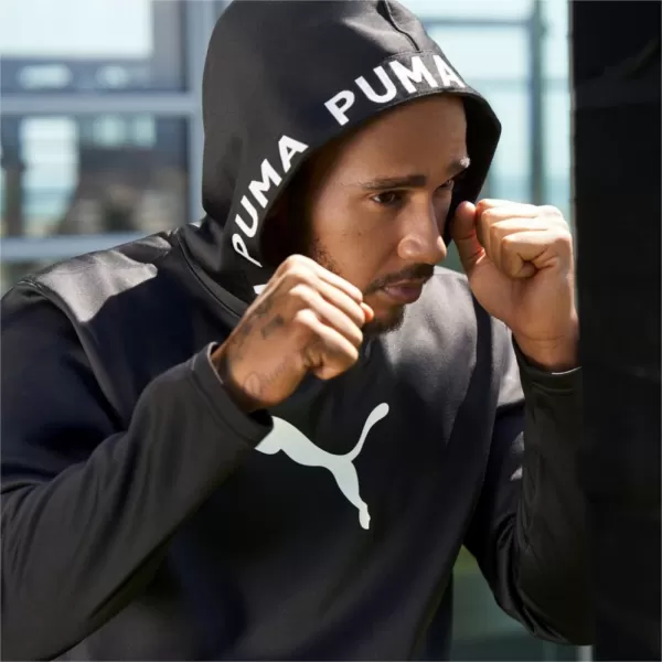  Pánská mikina PUMA TRAIN PWR FLEECE HOODIE 520893-01 BLACK 