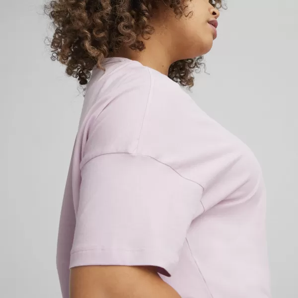  Dámské triko PUMA ESS CROPPED LOGO TEE 586866-60 PURPLE 