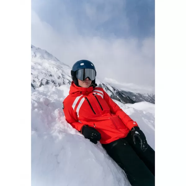  Dámská lyžařská bunda NORDBLANC CREVASSE NBWJL7932 ORANŽOVÝ INKOUST 