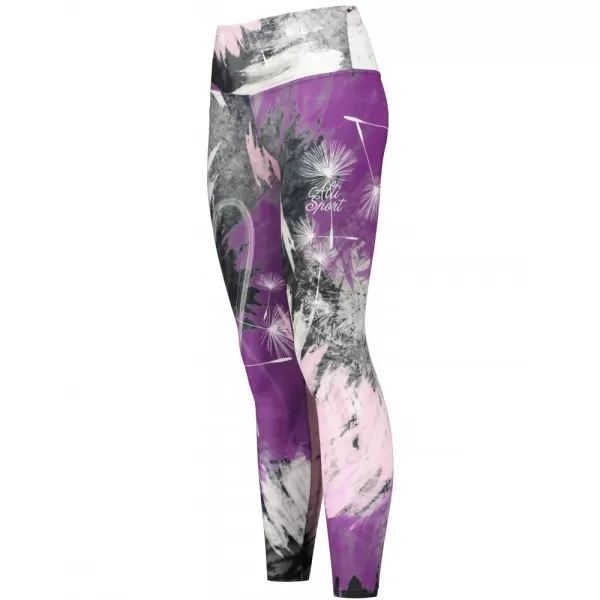  Dámské dlouhé legíny premium ALTISPORT VOJ/ALW016LEG01 FIALOVÁ 