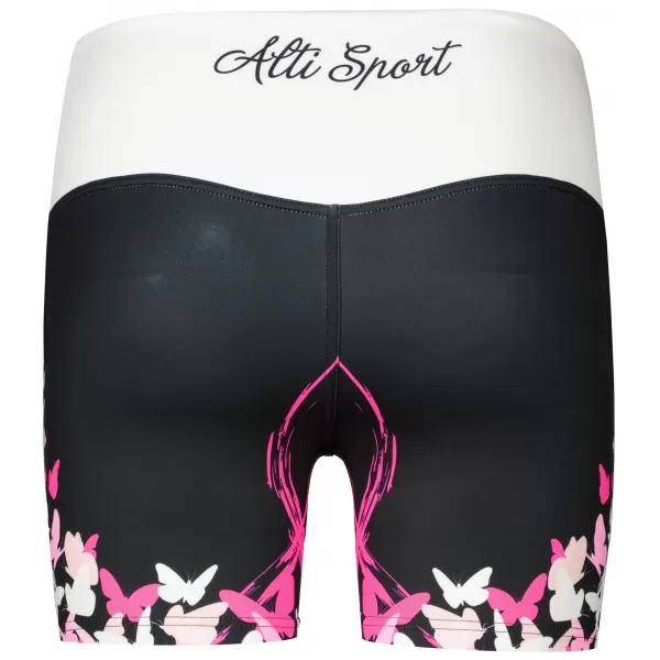  Dámské krátké legíny premium ALTISPORT VOJ/ALW022LEG03 ČERNORŮŽOVÁ 