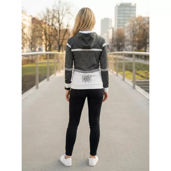  Dámská mikina premium ALTISPORT VOJ/ALW023MI01 ŠEDÁ 